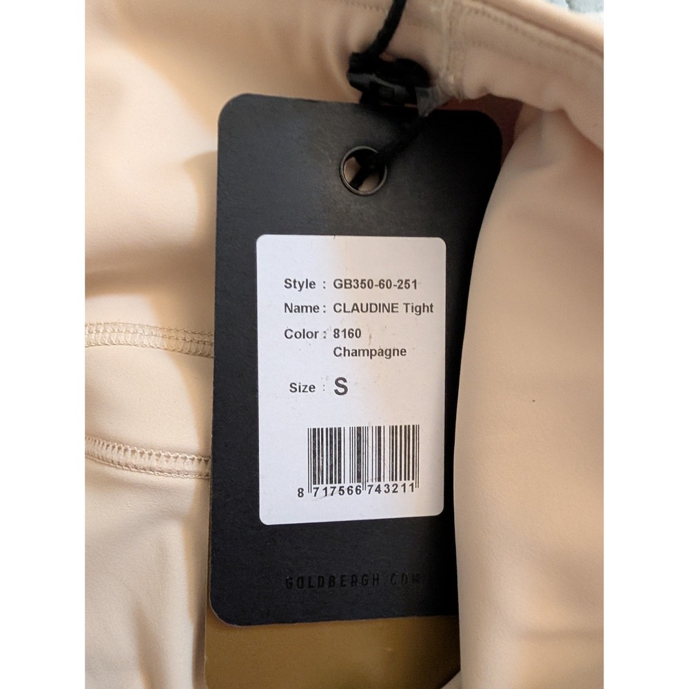 Goldbergh Claudine Tight Champagne Beige High Waist Sports Leggings NEW Ski Sz S - Picture 8 of 15